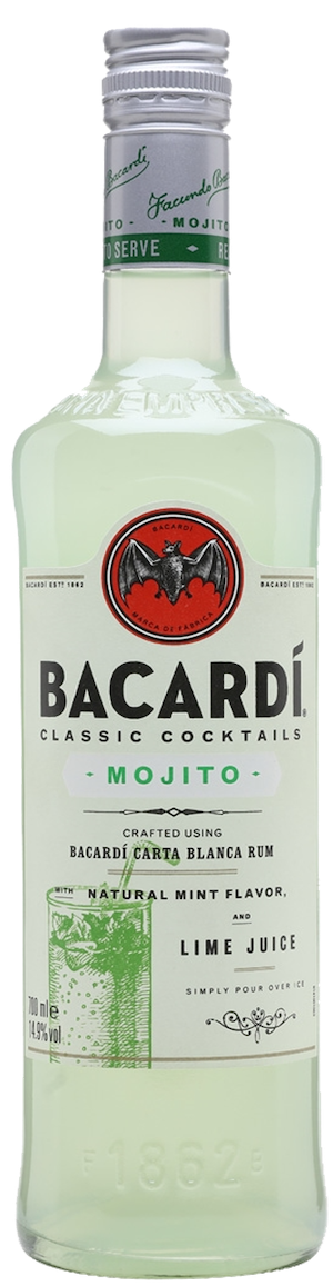 BACARDI CLASSIC COCKTAILS MOJITO 750ML