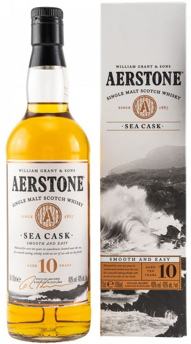 AERSTONE SEA CASK 10YRS SMOOTH & EASY 750ML MIAMI LIQUOR WINE STORE