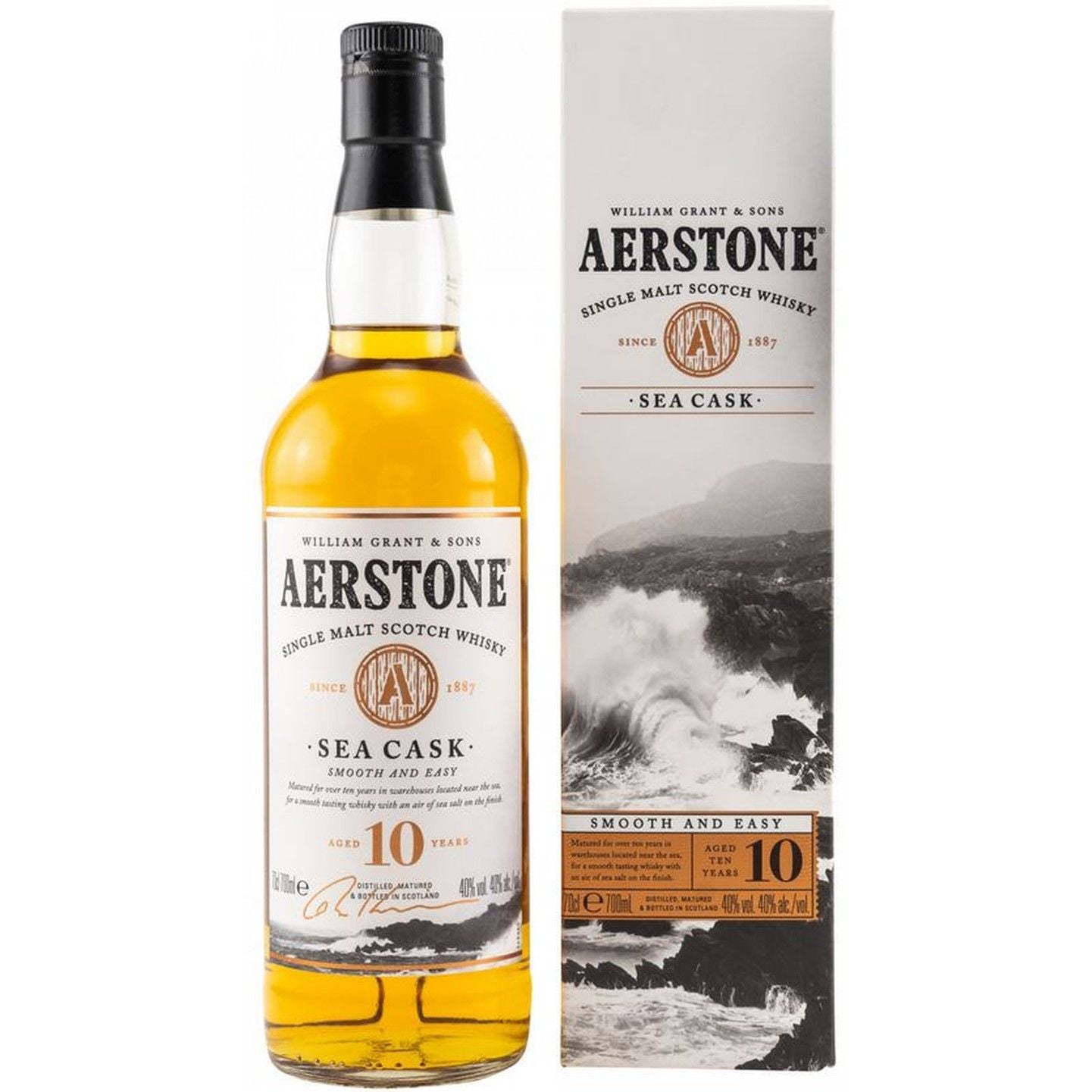 AERSTONE SEA CASK 10YRS SMOOTH & EASY 750ML MIAMI LIQUOR WINE STORE
