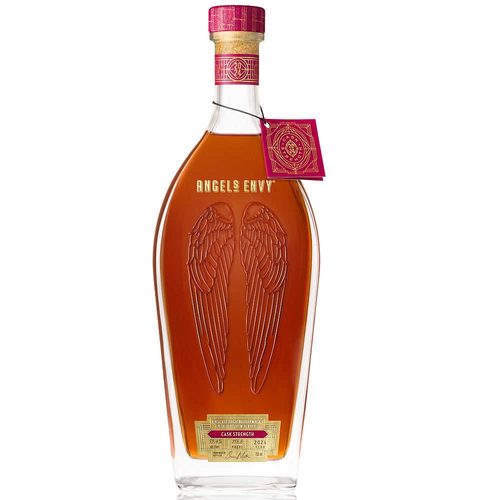 ANGELS ENVY CASK STRENGTH BOURBON 750ML MIAMI LIQUOR WINE STORE