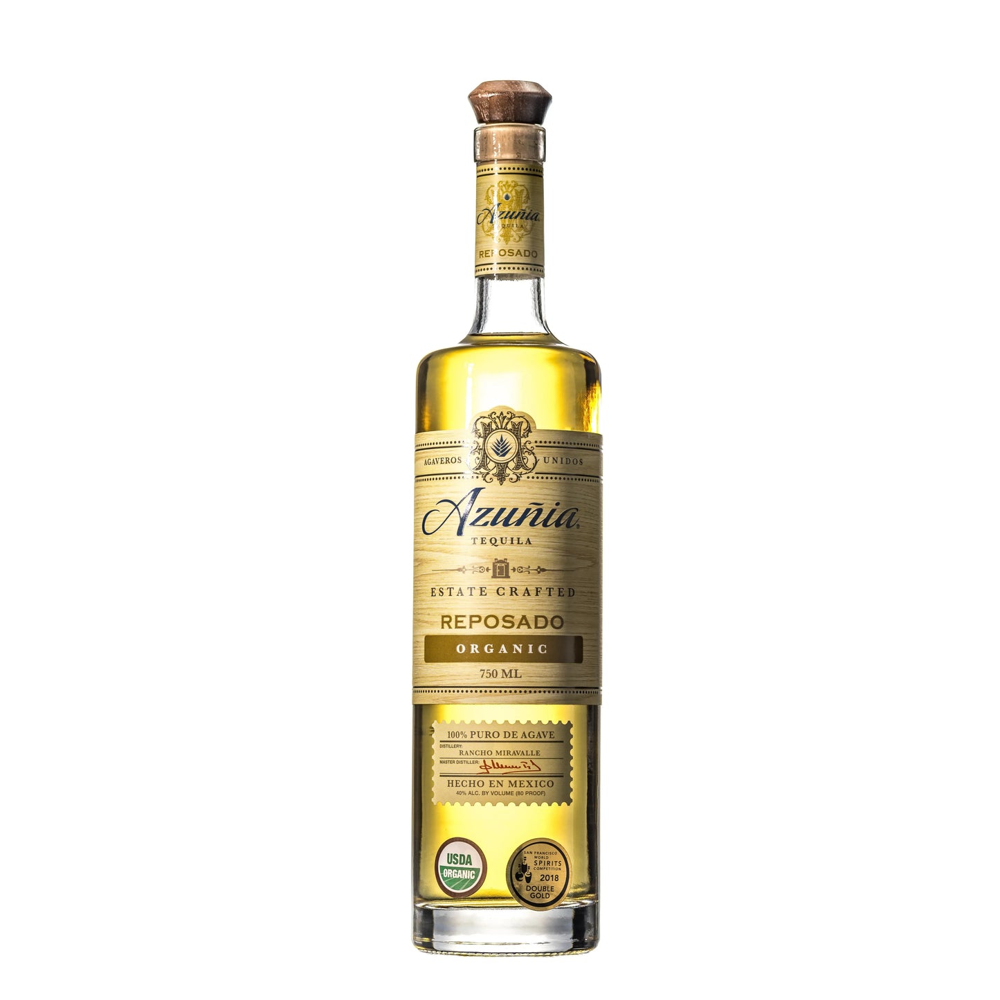 AZUNIA TEQUILA REPOSADO ORGANIC 750ML MIAMI LIQUOR WINE STORE