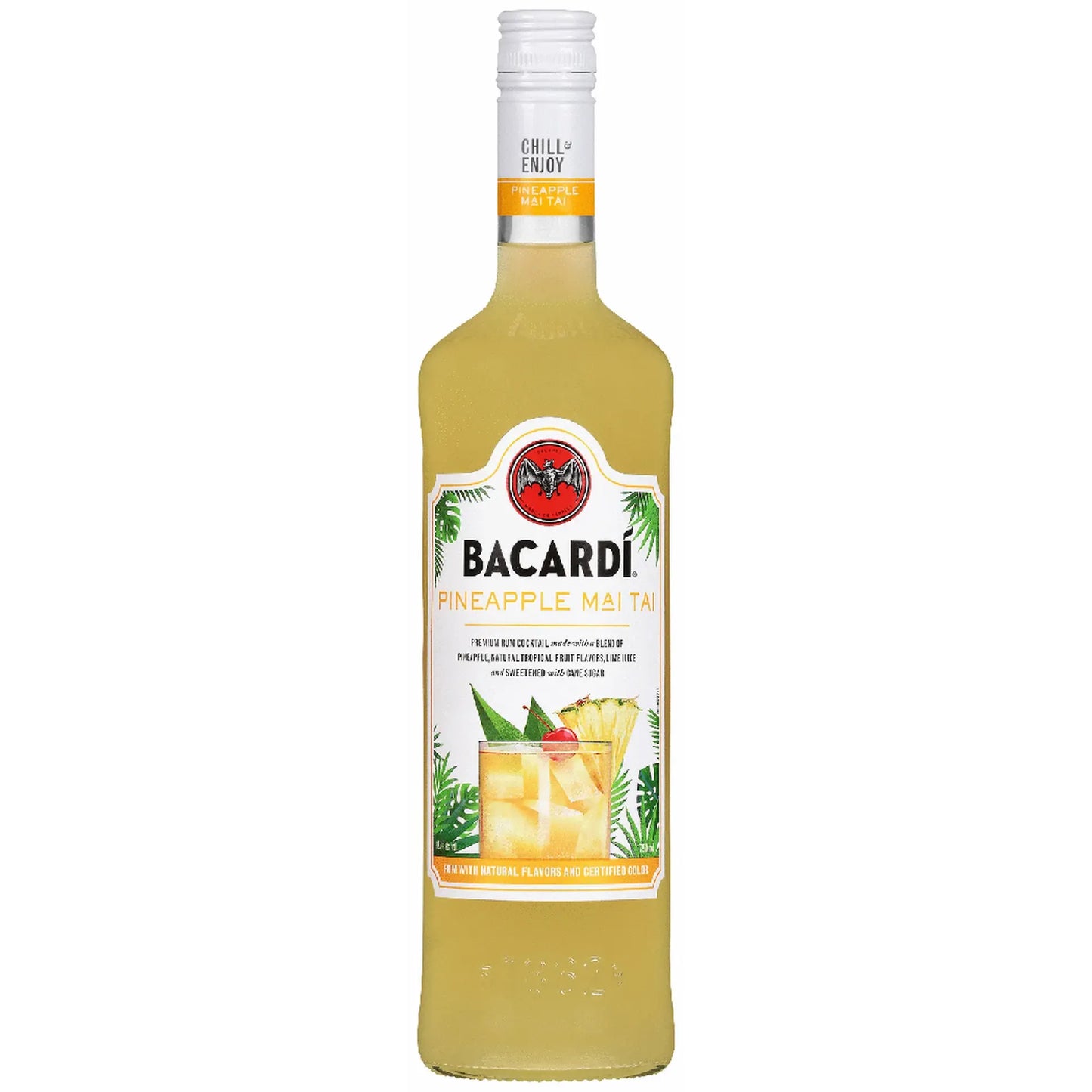 BACARDI CLASSIC COCKTAILS PINEAPPLE MAI TAI 750ML MIAMI LIQUOR WINE STORE