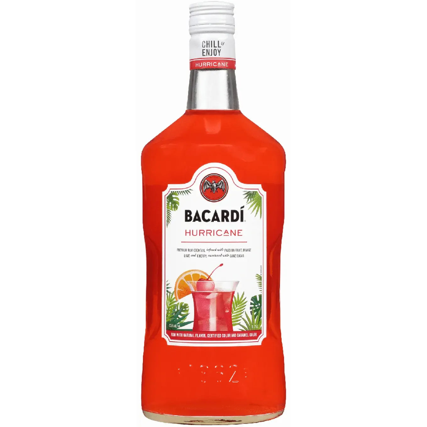BACARDI CLASSIC COCKTAILS RED HURRICANE 1.75L MIAMI LIQUOR WINE STORE