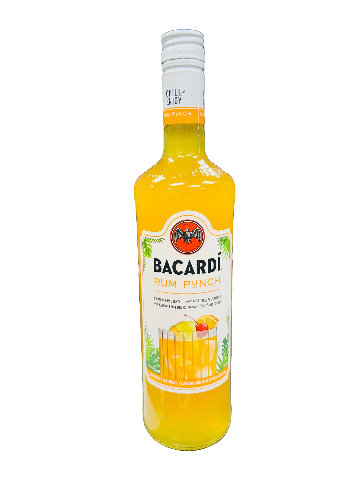 BACARDI CLASSIC COCKTAILS RUM PUNCH 750ML MIAMI LIQUOR WINE STORE
