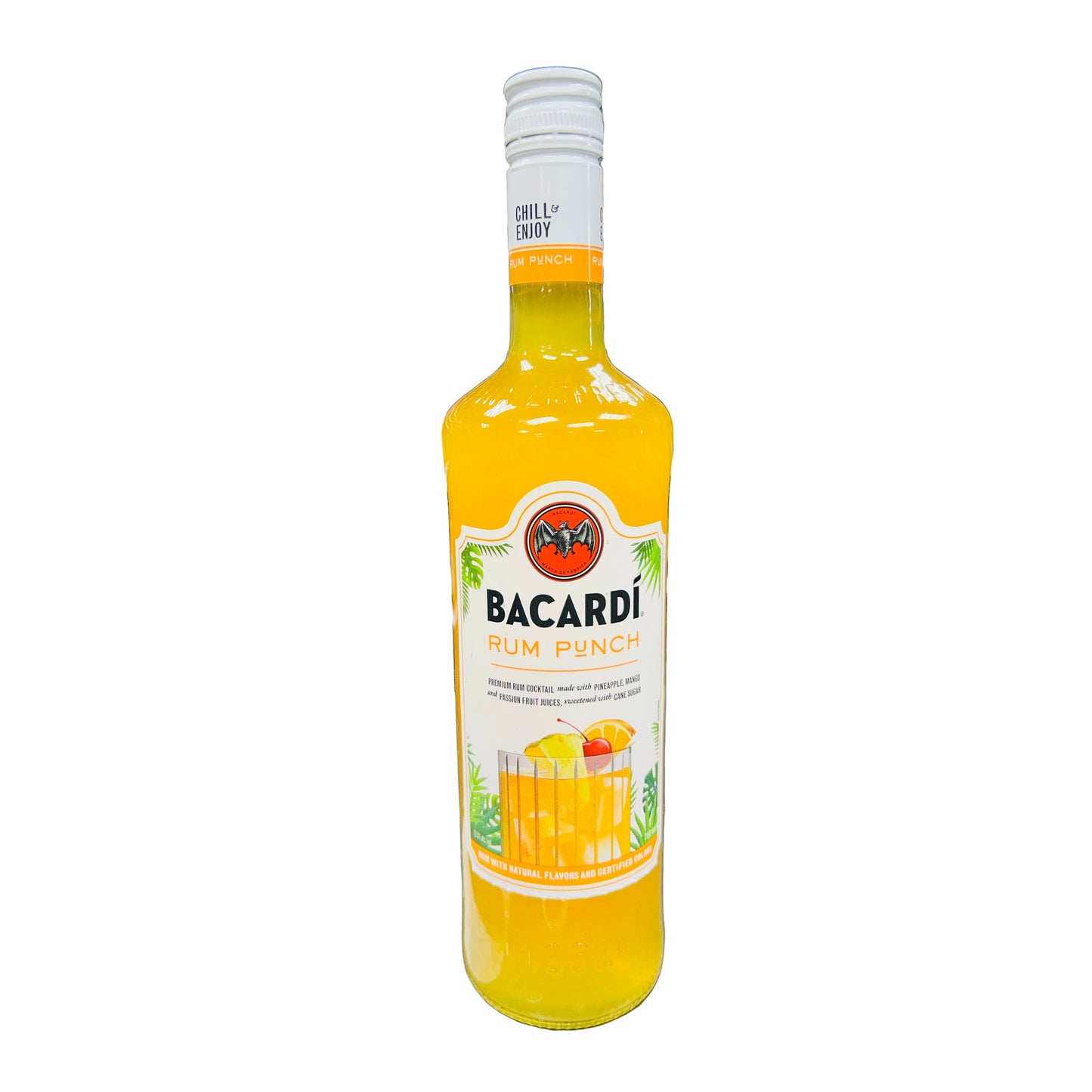 BACARDI CLASSIC COCKTAILS RUM PUNCH 750ML MIAMI LIQUOR WINE STORE