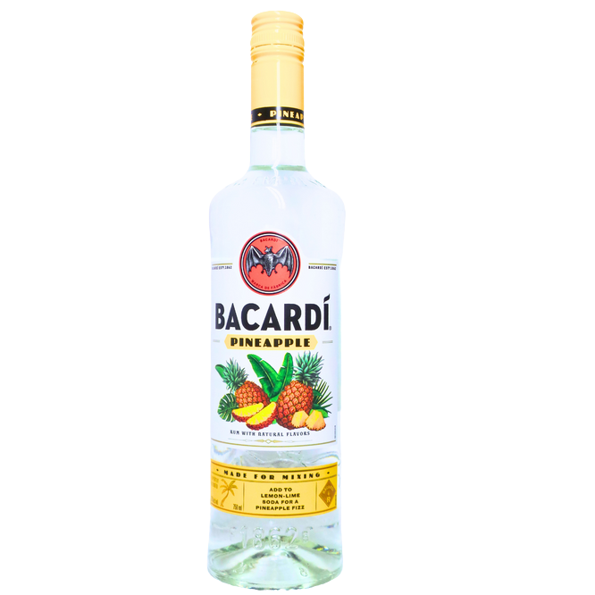 BACARDI PINEAPPLE FUSION 750ML MIAMI LIQUOR WINE STORE
