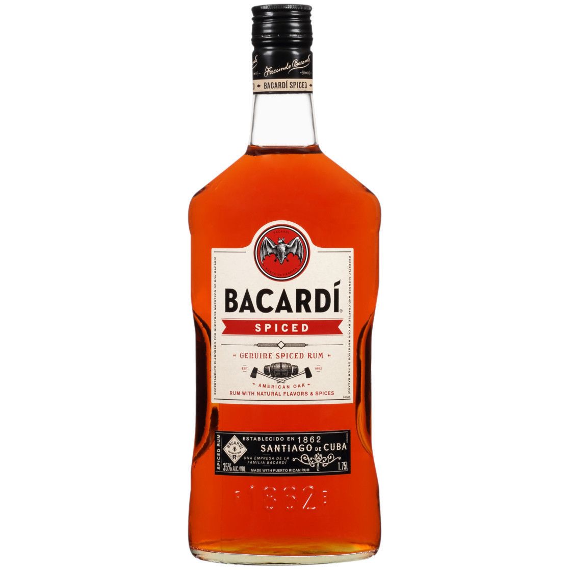 BACARDI SPICED 1.75L MIAMI LIQUOR WINE STORE