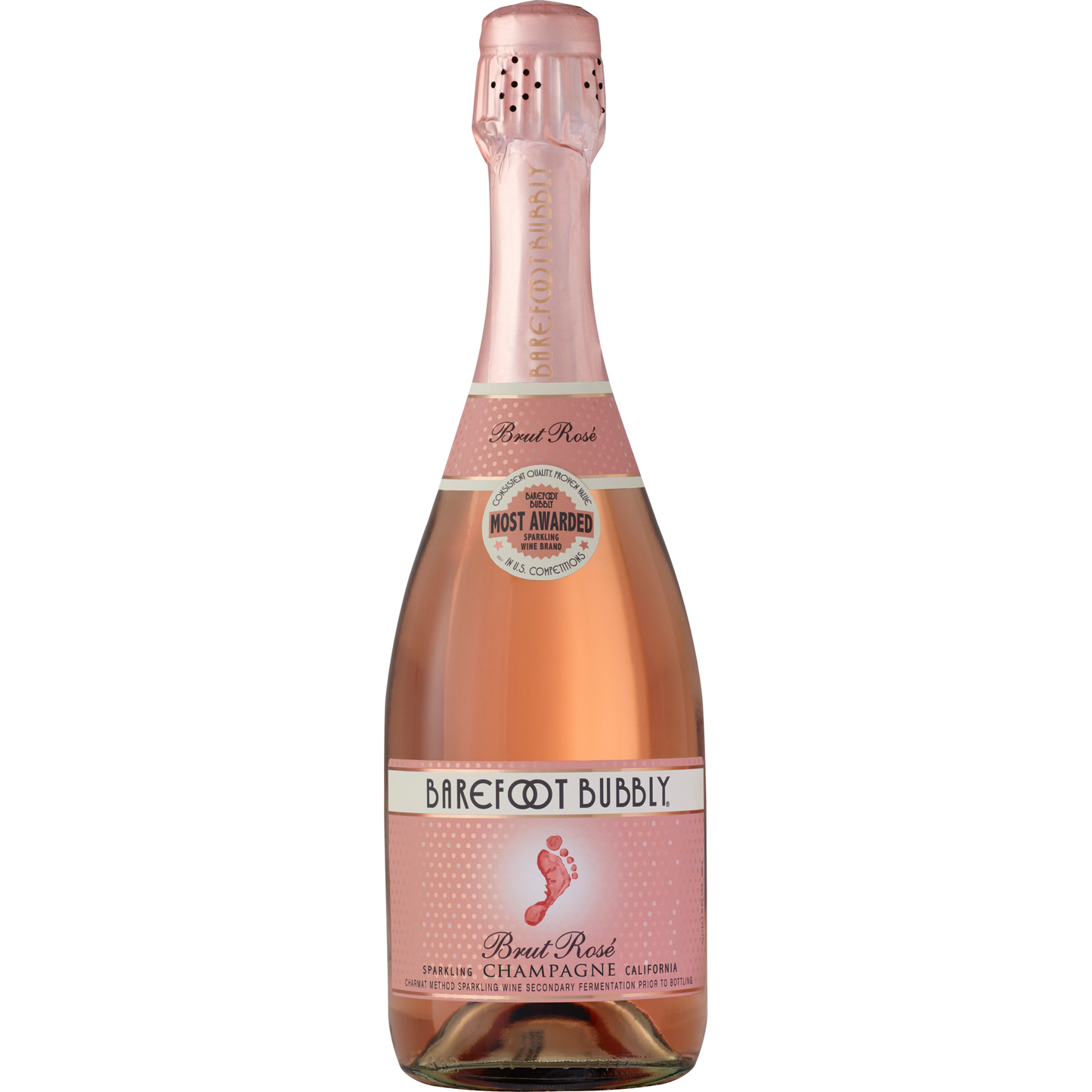 BAREFOOT BUBBLY BRUT ROSE 750ML MIAMI LIQUOR WINE STORE