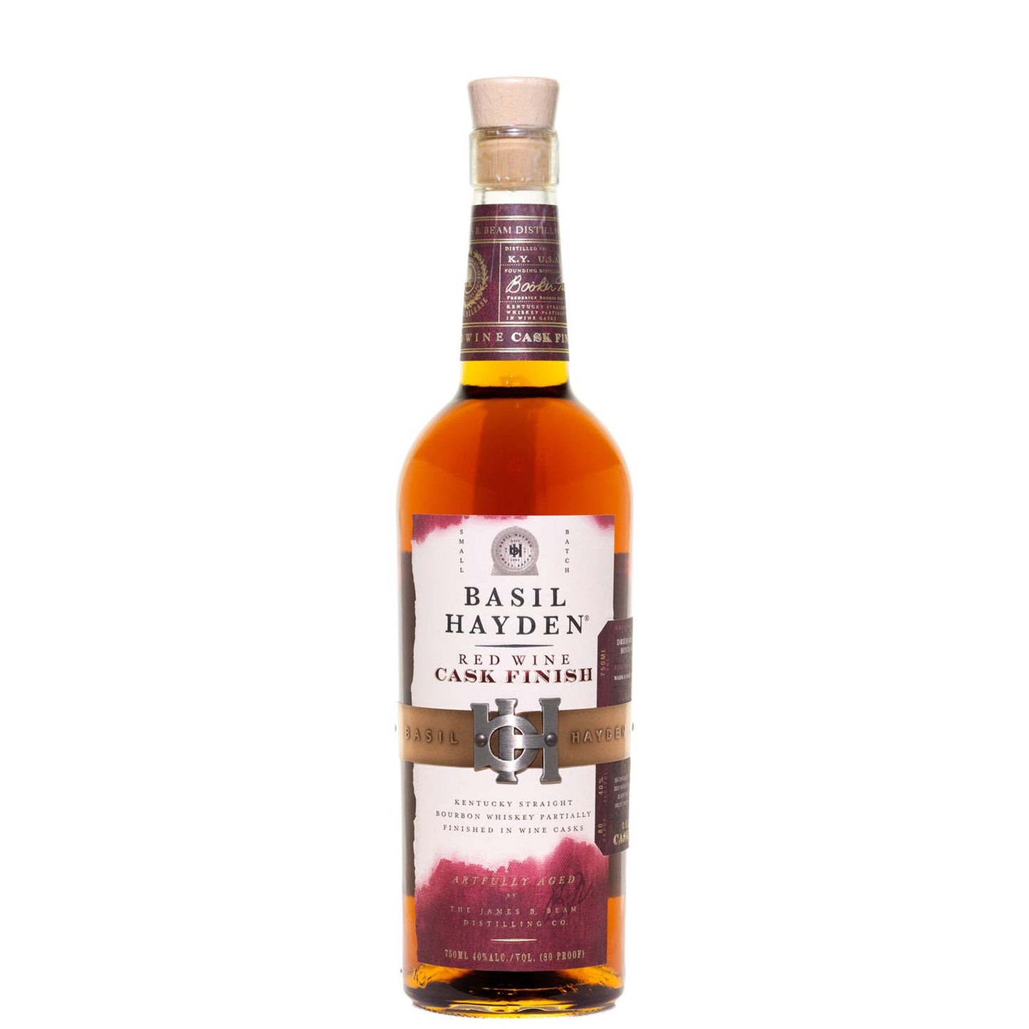 BASIL HAYDEN'S RED WINE CASK FINISH 750ML MIAMI LIQUOR WINE STORE