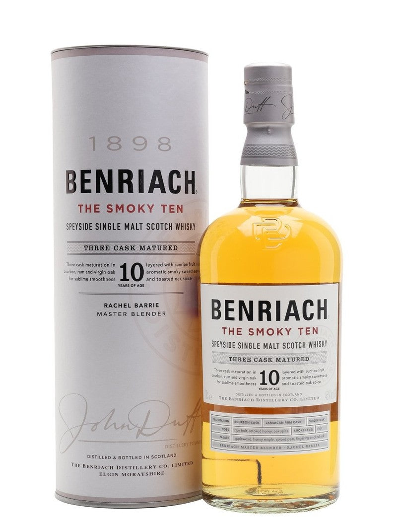 BENRIACH THE SMOKY TEN 750ML MIAMI LIQUOR WINE STORE