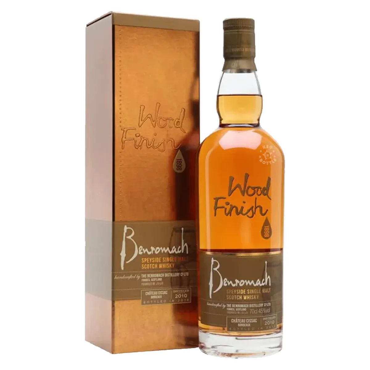 BENROMACH CHATEU CISSAC WOOD FINISH SINGLE MALT 700ML MIAMI LIQUOR WINE STORE