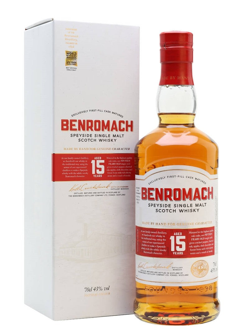 BENROMACK SPEYSIDE 15YRS 750ML MIAMI LIQUOR WINE STORE