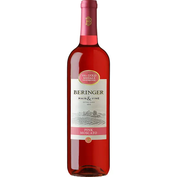 BERINGER MAIN & VINE PINK MOSCATO 750ML MIAMI LIQUOR WINE STORE