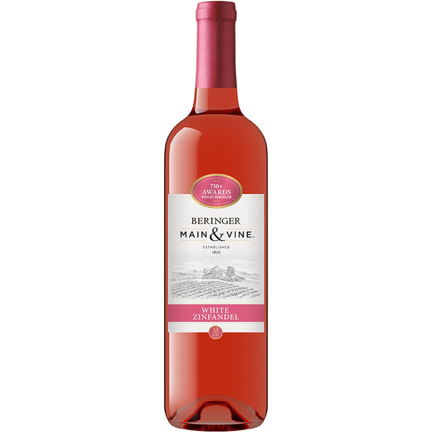 BERINGER MAIN & VINE WHITE ZINFANDEL 750ML MIAMI LIQUOR WINE STORE