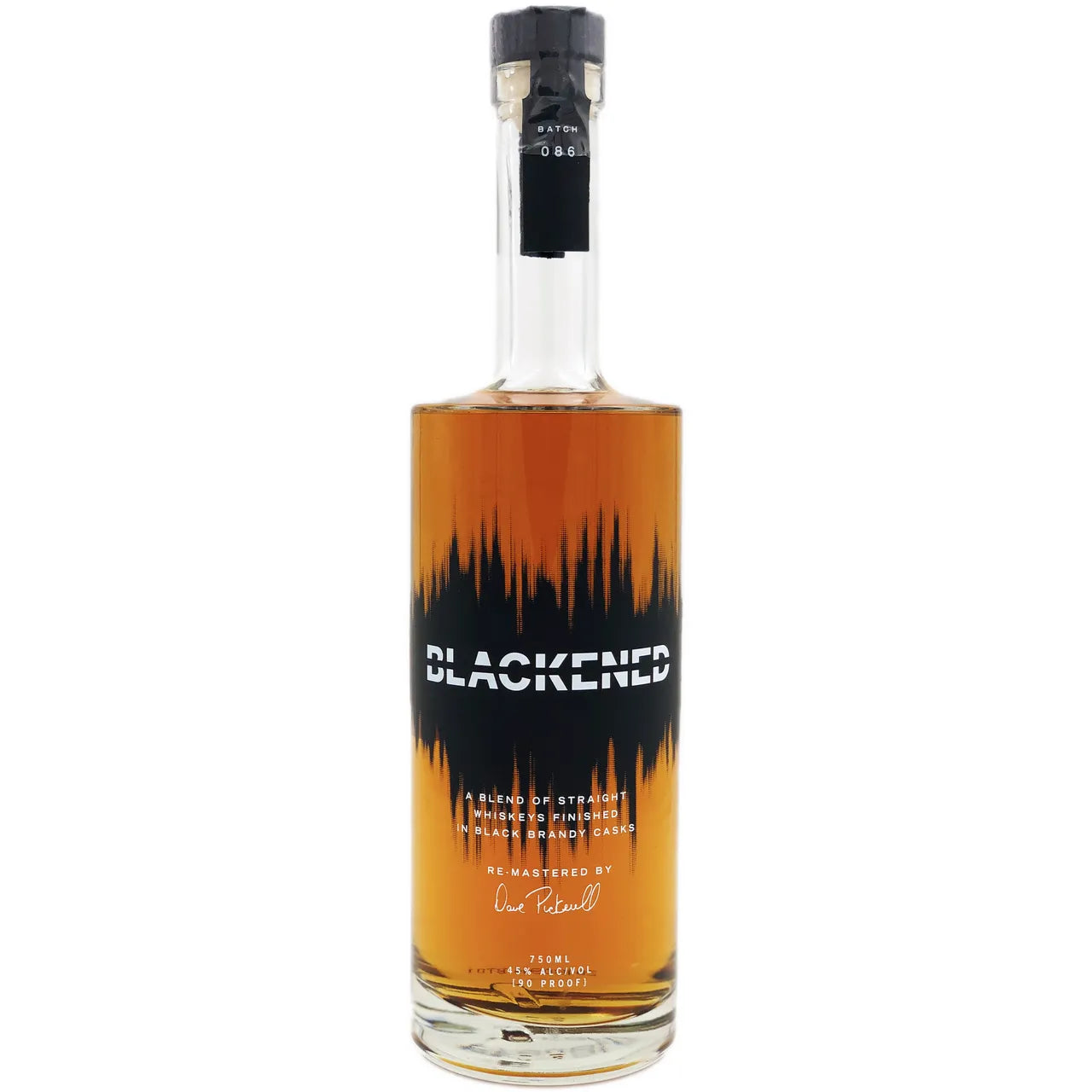 BLACKENED BLENDED AMERICAN WHISKEY FINISHED IN BLACK BRANDY CASK 750ML MIAMI LIQUOR WINE STORE