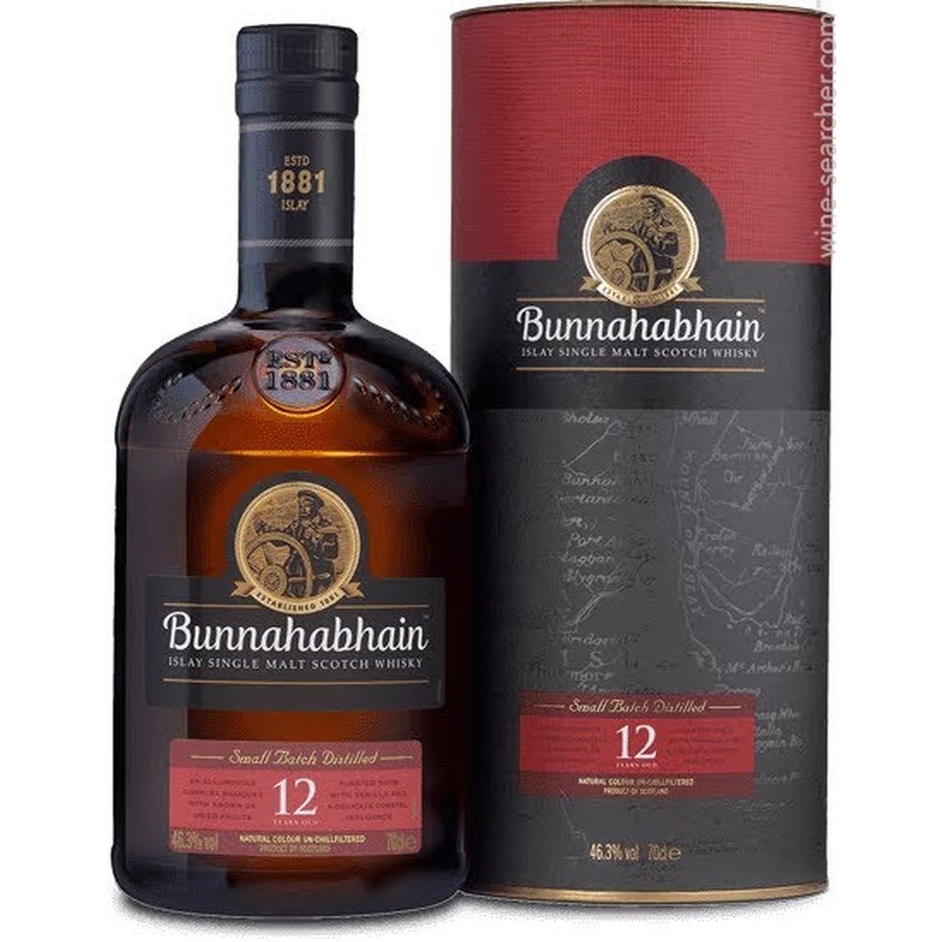 BUNNAHABHAIN 12 YEARS SINGLE MALT SCOTCH WHISKEY 750ML MIAMI LIQUOR WINE STORE