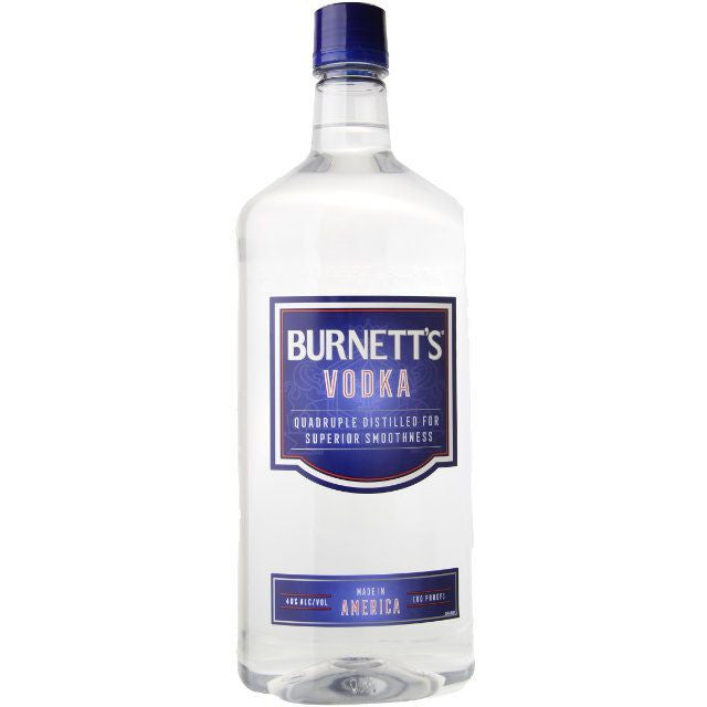BURNETT'S VODKA 1.75L MIAMI LIQUOR WINE STORE