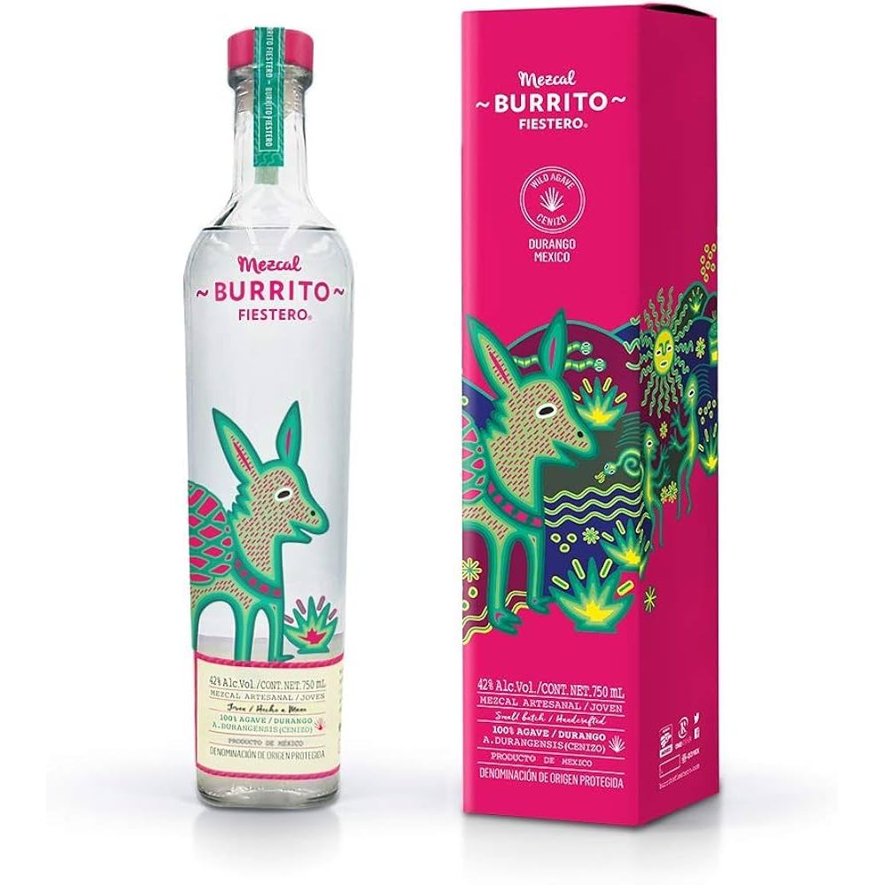 BURRITO FIESTERO JOVEN A.DURANGENSIS CENIZO 750ML MIAMI LIQUOR WINE STORE
