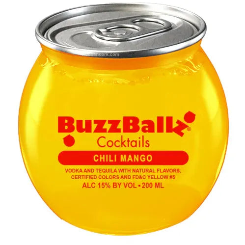 BUZZBALLZ COCKTAILS CHILI MANGO 200ML MIAMI LIQUOR WINE STORE