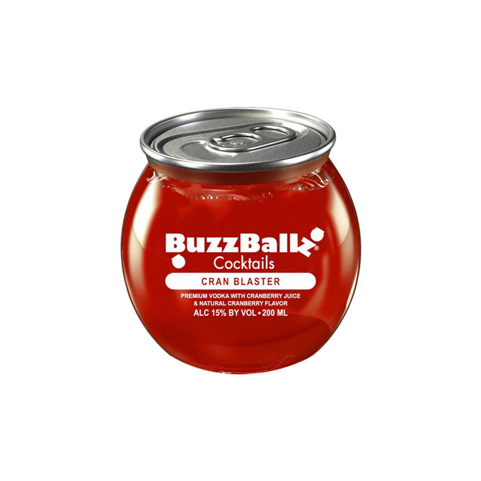 BUZZBALLZ COCKTAILS CRAN BLASTER 200ML MIAMI LIQUOR WINE STORE