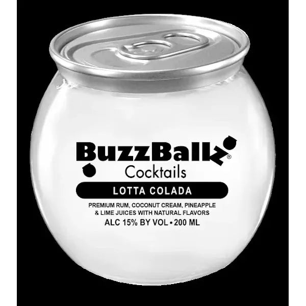 BUZZBALLZ COCKTAILS LOTTA COLADA 200ML MIAMI LIQUOR WINE STORE
