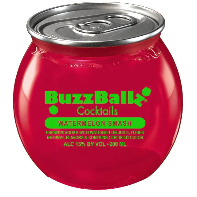 BUZZBALLZ COCKTAILS WATERMELON SMASH 200ML MIAMI LIQUOR WINE STORE