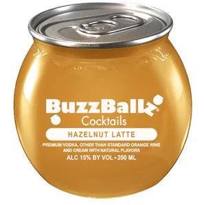 BUZZBALLZ COCKTAILS HAZELNUT LATTE 200ML