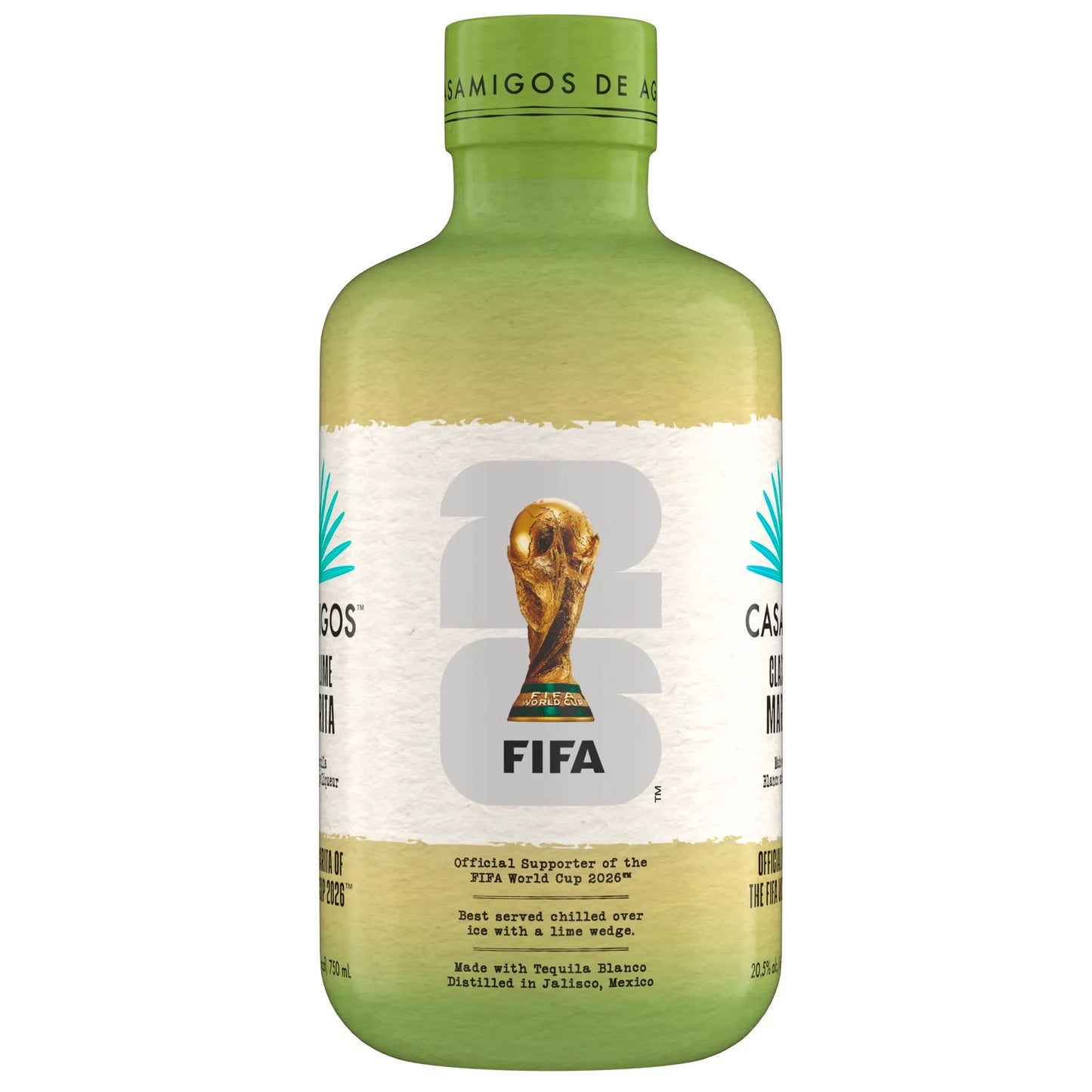 CASAMIGOS CLASSIC LIME MARGARITA FIFA EDITION 750ML MIAMI LIQUOR WINE STORE