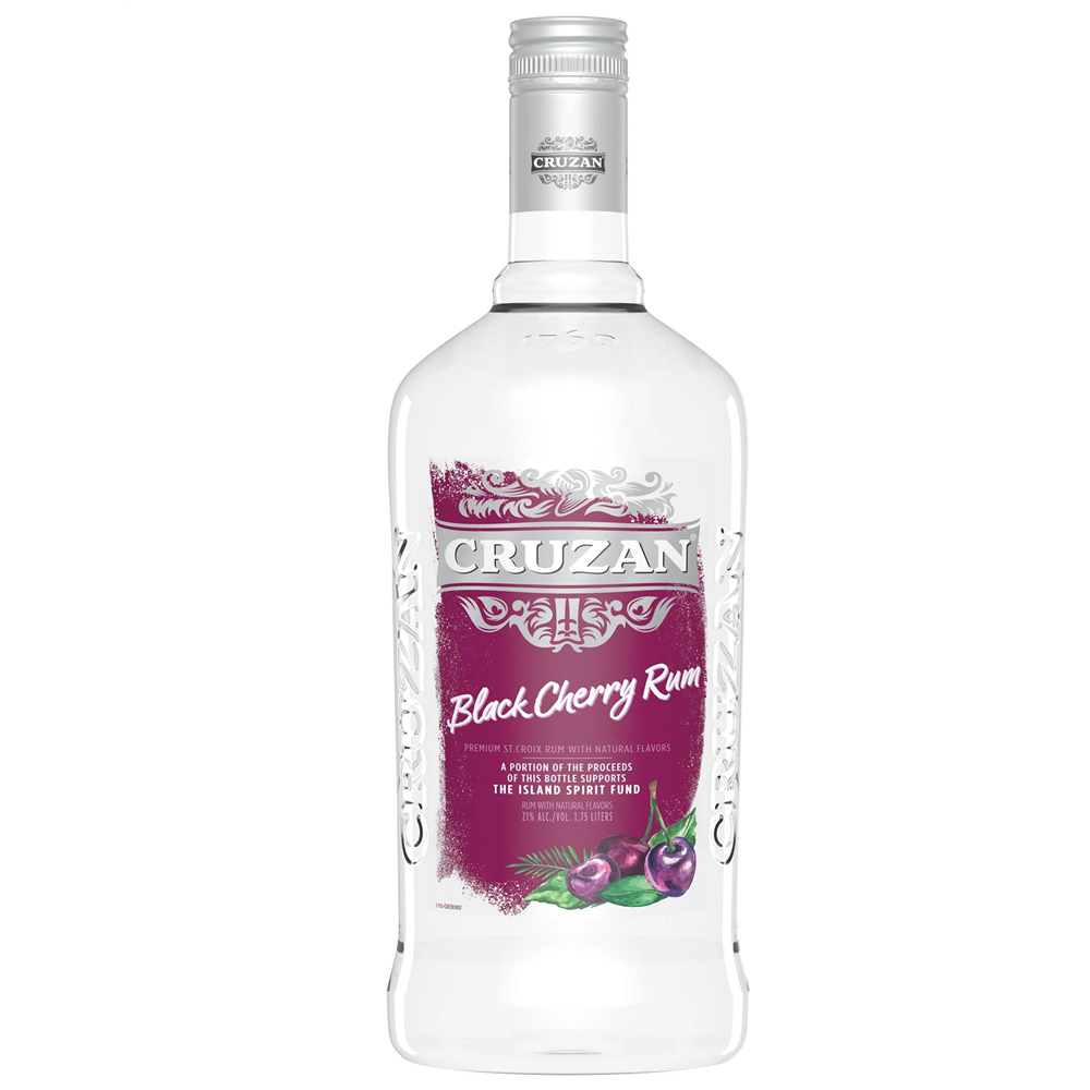 CRUZAN BLACK CHERRY RUM 1.75L MIAMI LIQUOR WINE STORE