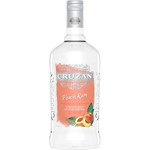 CRUZAN PEACH RUM 1.75L MIAMI LIQUOR WINE STORE
