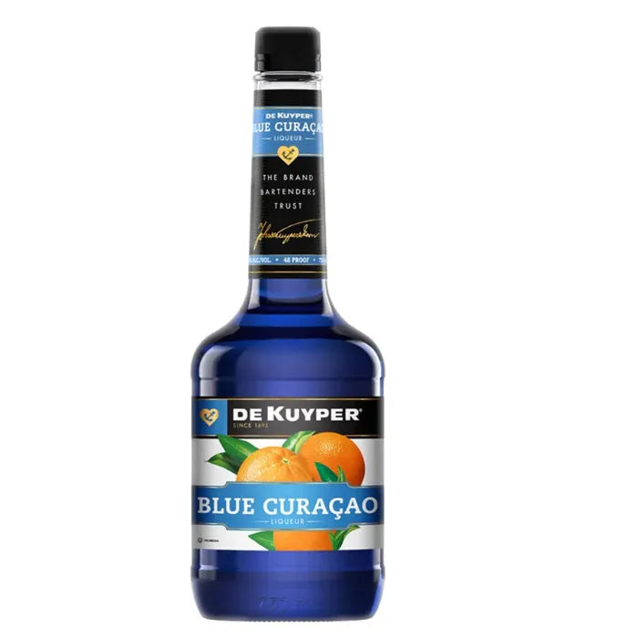DEKUYPER BLUE CURACAO 750ML MIAMI LIQUOR WINE STORE