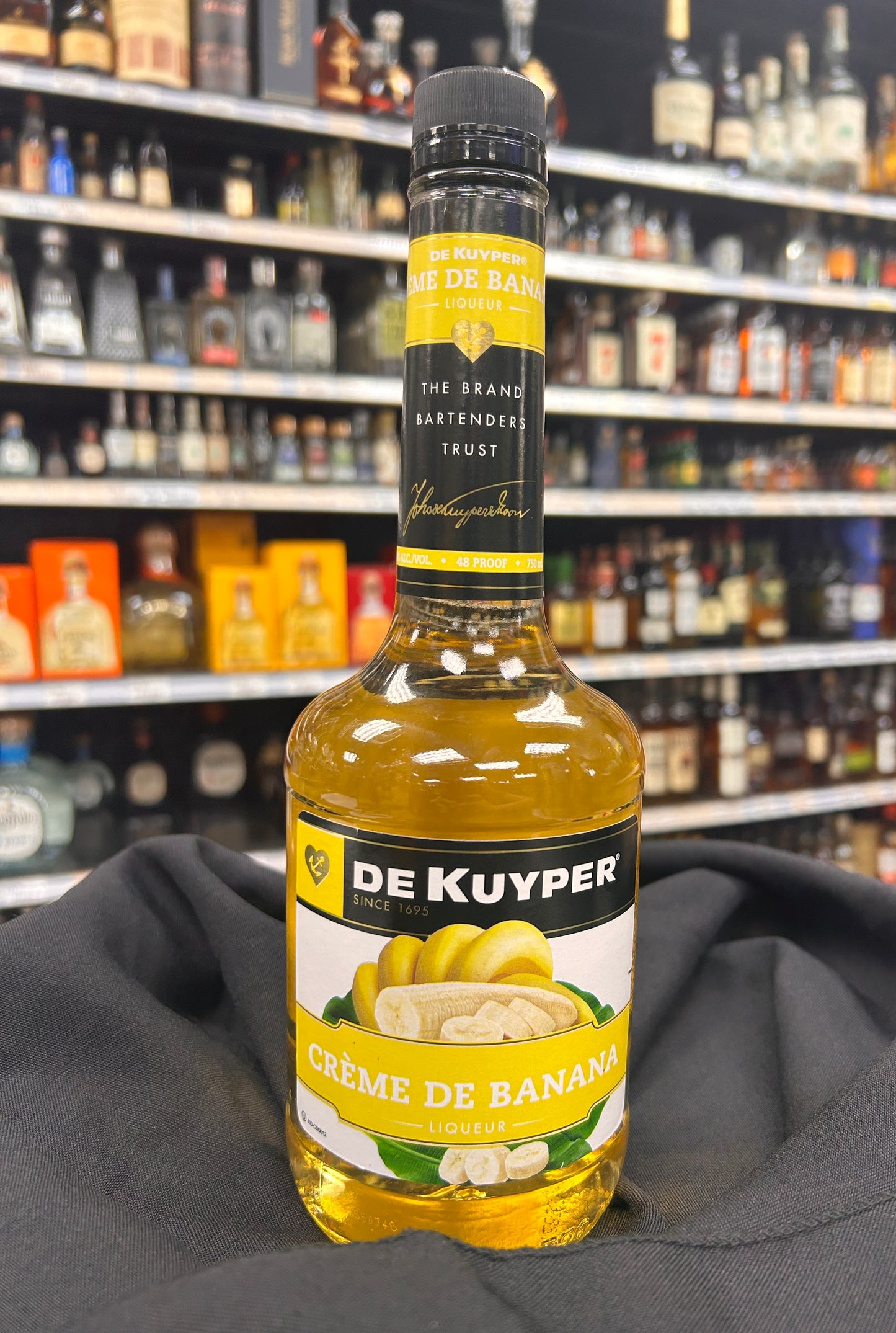 DEKUYPER CREME DE BANANA LIQUEUR 750ML MIAMI LIQUOR WINE STORE