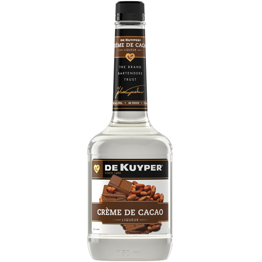 DEKUYPER CREME DE CACAO WHITE LIQUEUR 750ML MIAMI LIQUOR WINE STORE