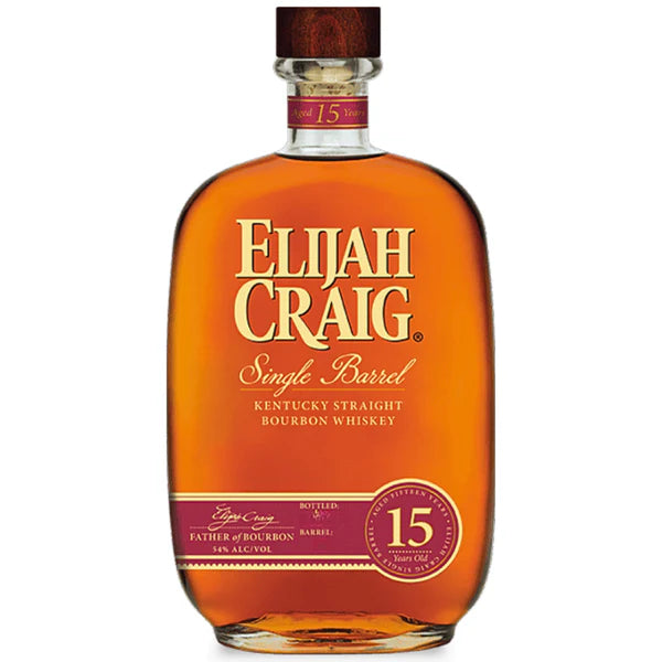 ELIJAH CRAIG 15 YEARS MIAMI LIQUOR WINE STORE