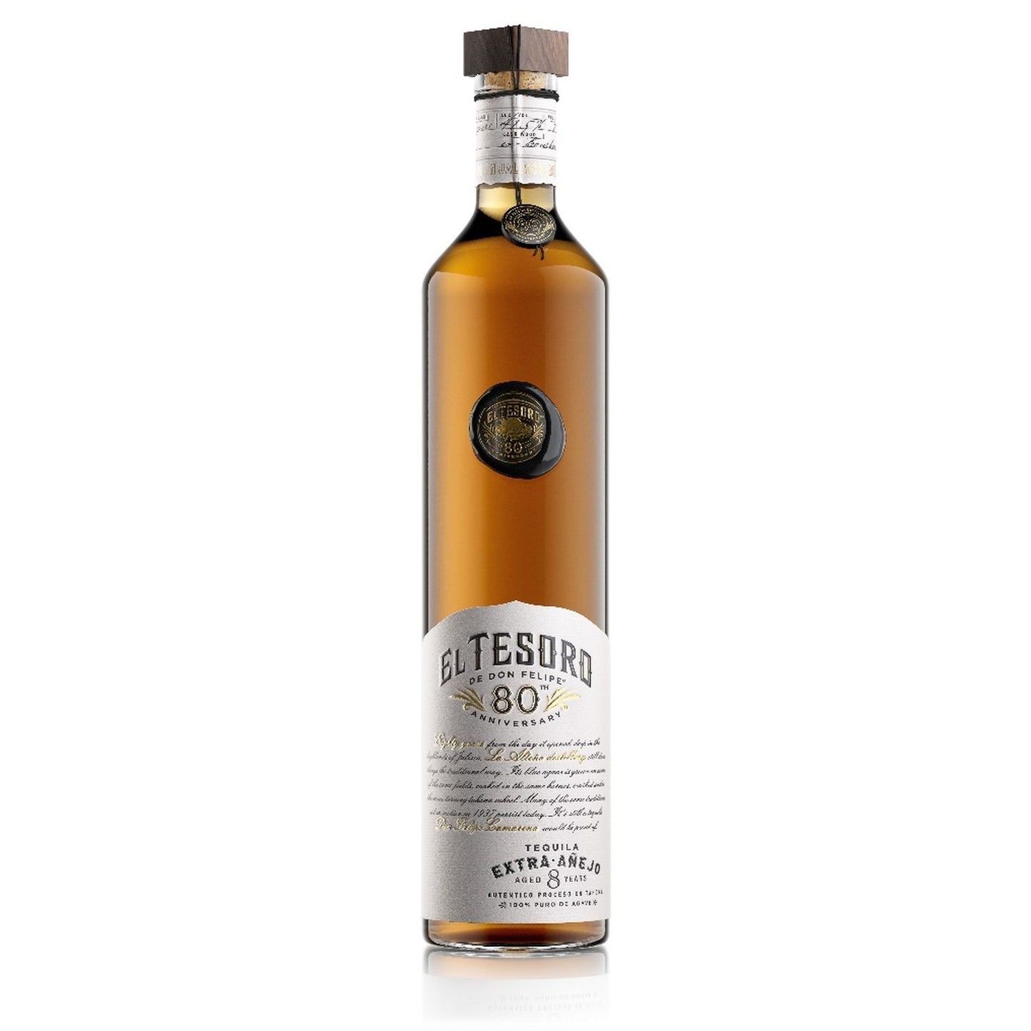 EL TESORO 80th ANNIVERSARY EXTRA ANEJO 8 YEARS 750ML MIAMI LIQUOR WINE STORE