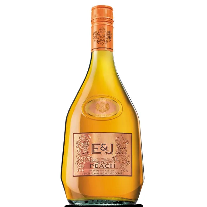 E&J BRANDY PEACH 750ML MIAMI LIQUOR WINE STORE