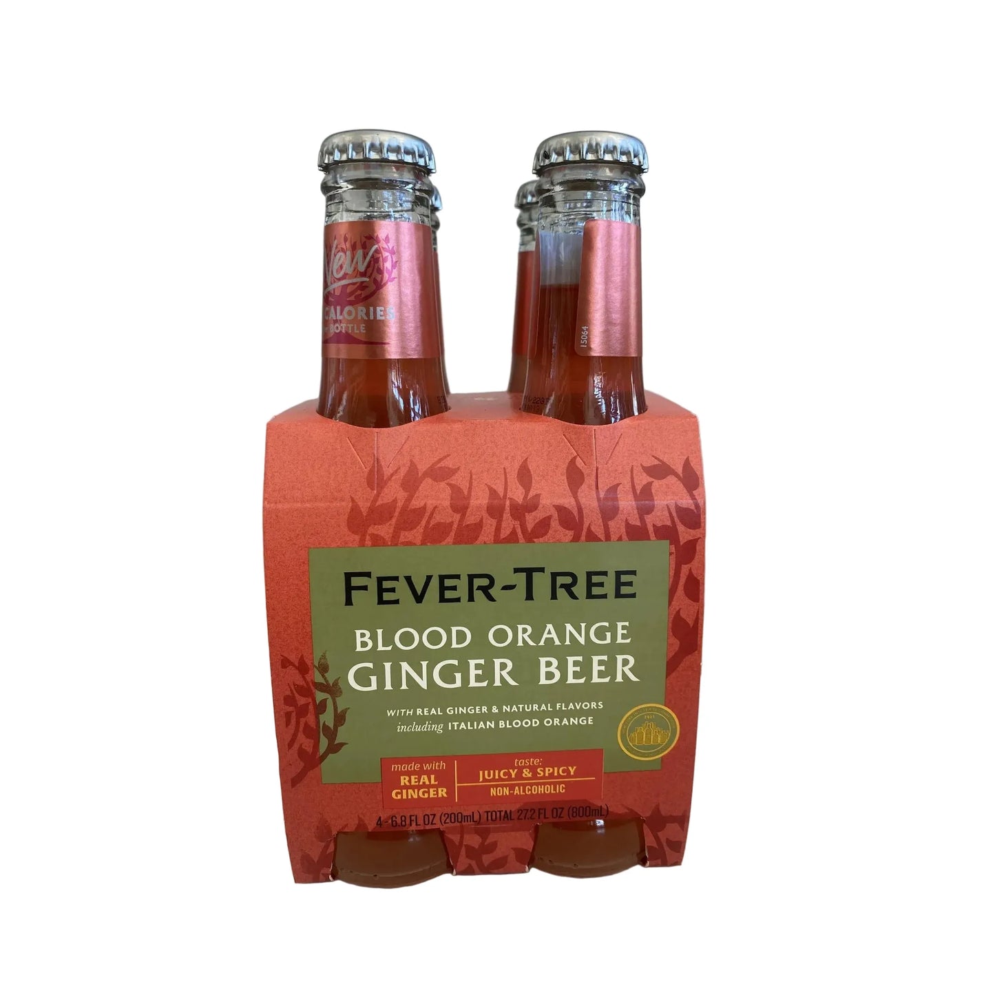 FEVER TREE BLOOD ORANGE GINGER BEER 4PK MIAMI LIQUOR WINE STORE