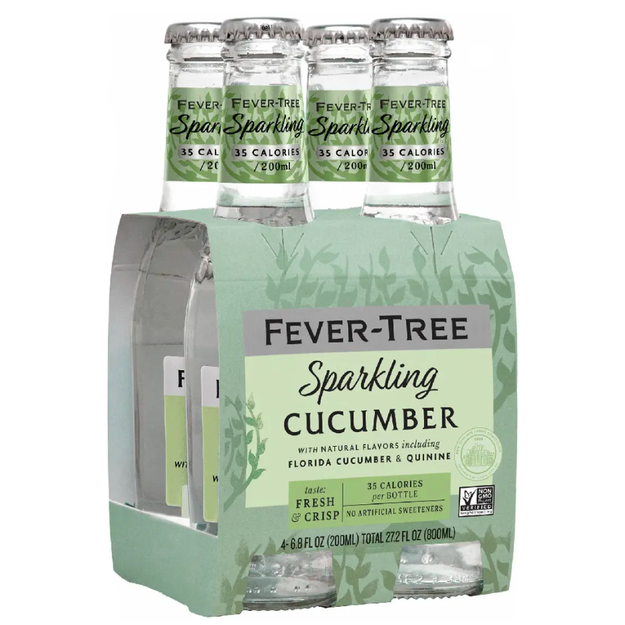 FEVER TREE CUCUMBER WATER 4PK MIAMI LIQUOR WINE STORE