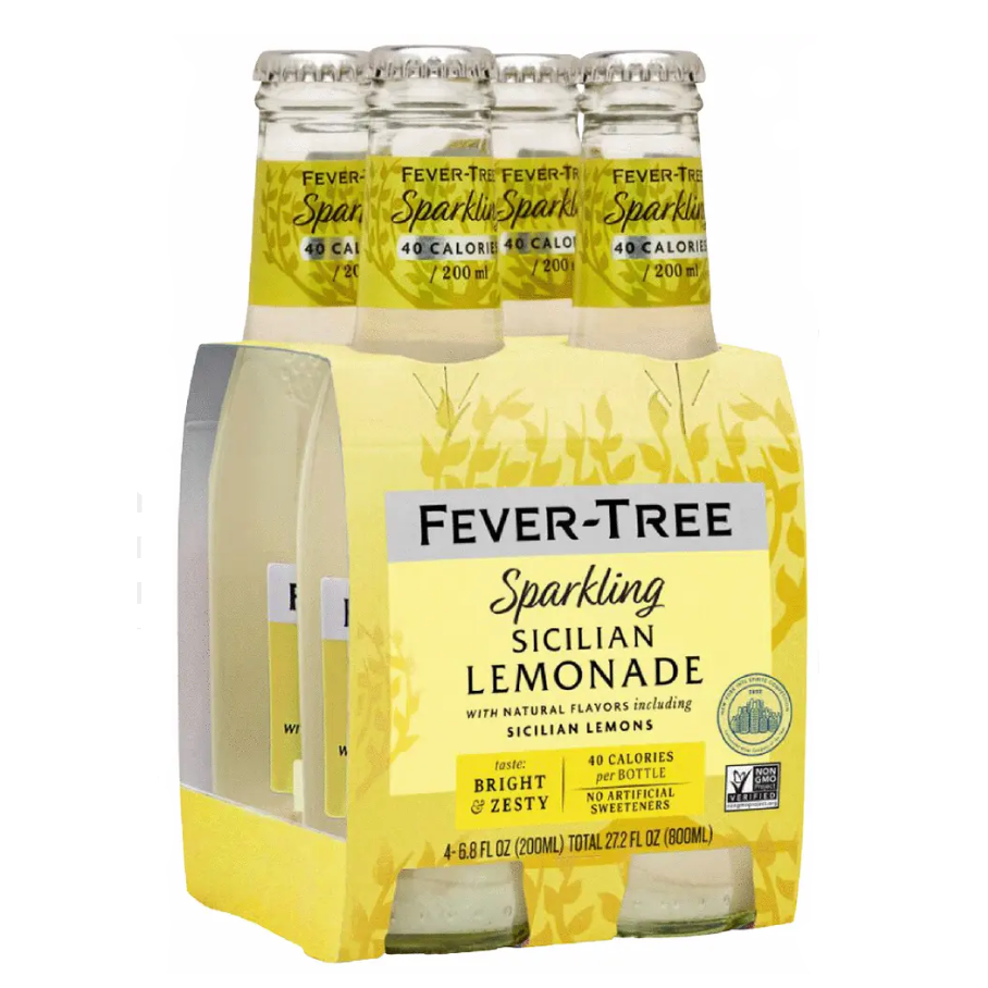 FEVER TREE SICILIAN LEMONADE 4PK MIAMI LIQUOR WINE STORE