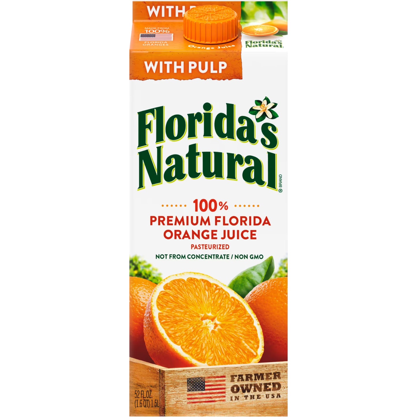 FLORIDAS NATURAL ORANGE JUICE 1.5L MIAMI LIQUOR WINE STORE