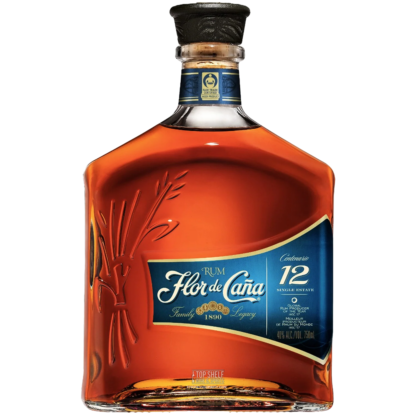 FLOR DE CANA 12 YEARS CENTENARIO 750ML MIAMI LIQUOR WINE STORE
