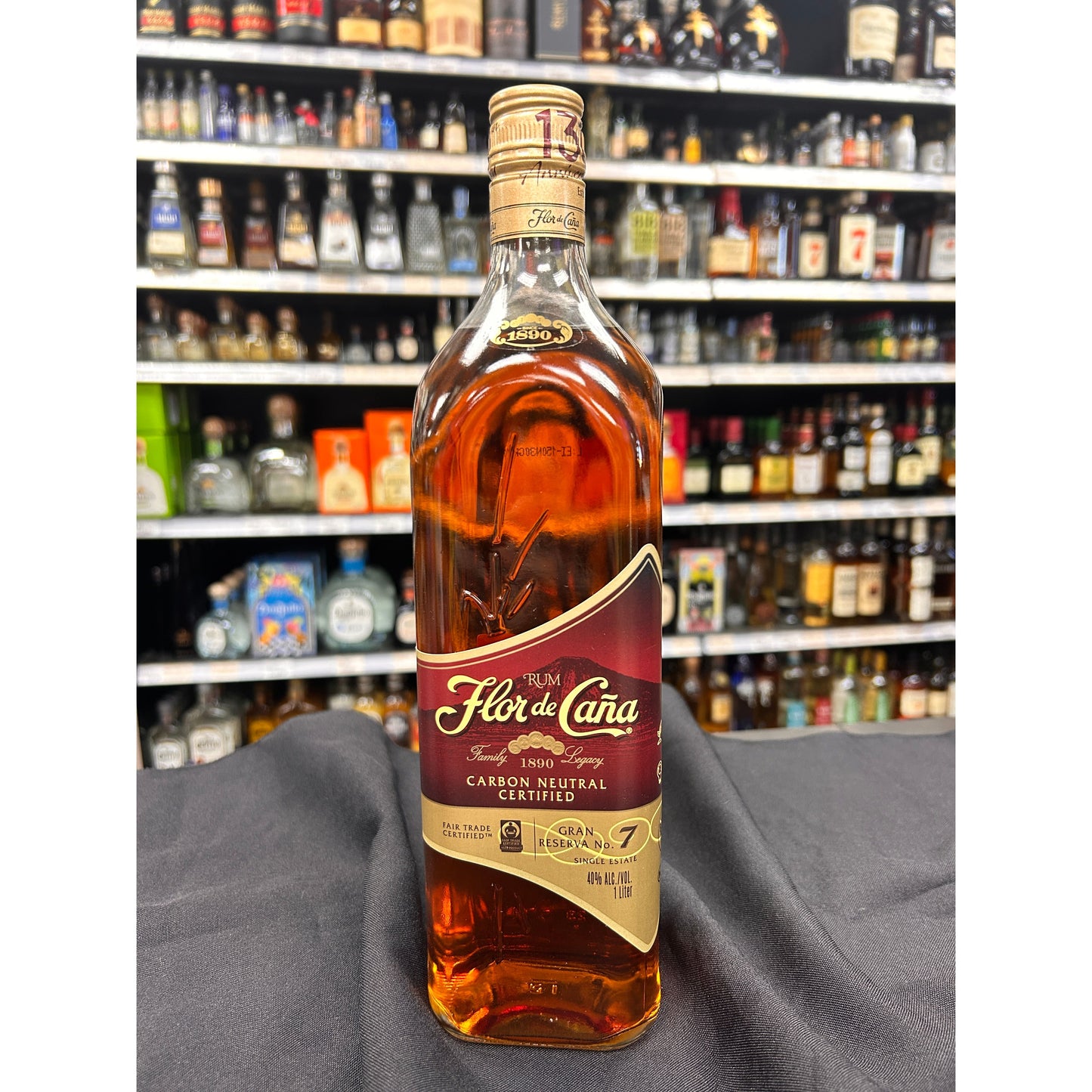 FLOR DE CANA 7 YEARS OLD 1L MIAMI LIQUOR WINE STORE