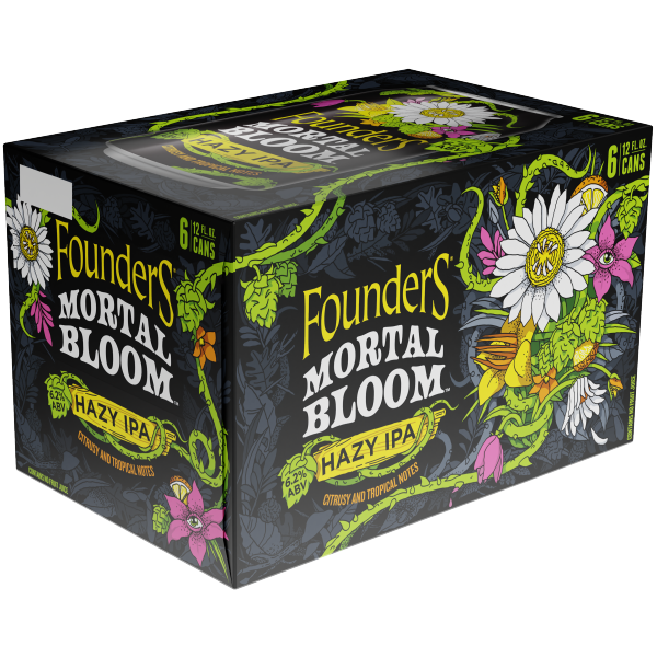 FOUNDERS MORTAL BLOOM 6PK CAN MIAMI LIQUOR WINE STORE