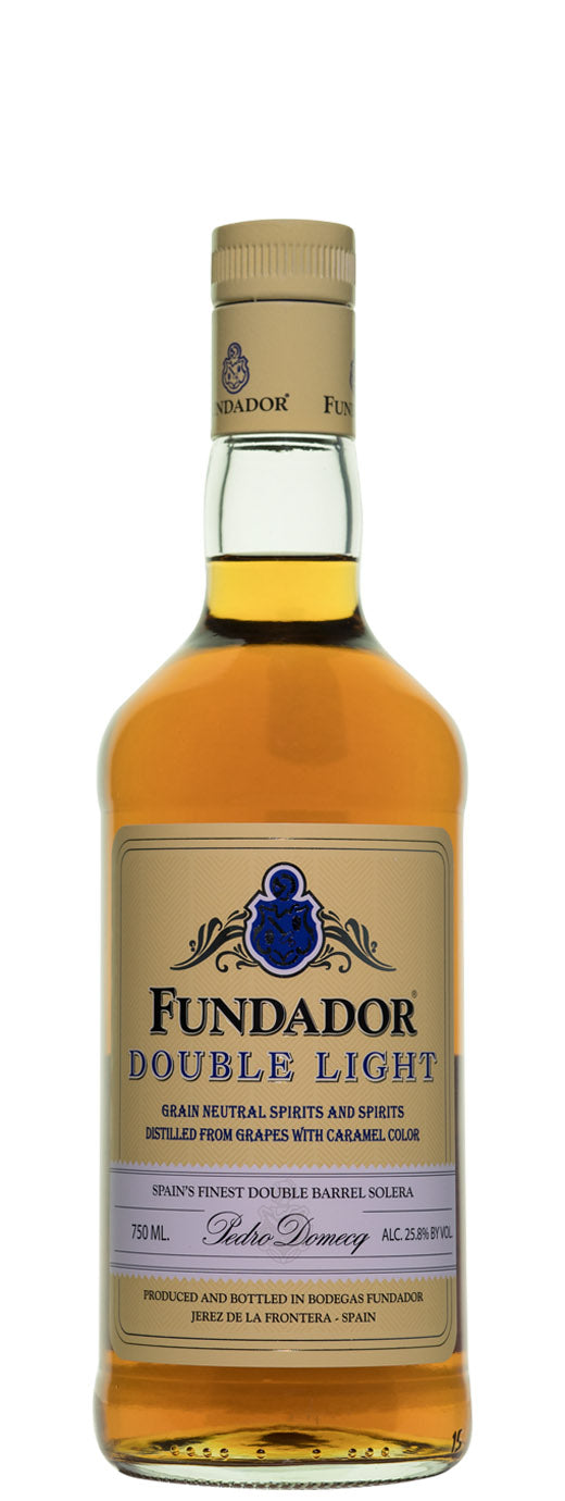 FUNDADOR DOUBLE LIGHT BRANDY 750ML MIAMI LIQUOR WINE STORE