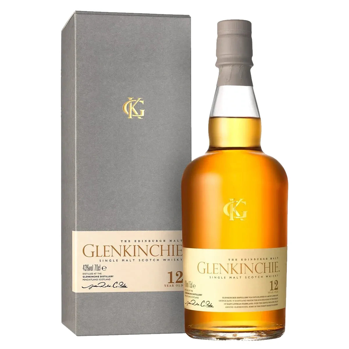 GLENKINCHIE AGED 12 YEARS OLD 750ML MIAMI LIQUOR WINE STORE