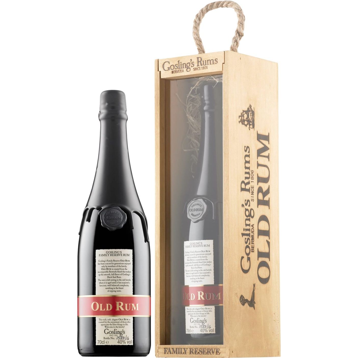 GOSLING'S OLD RUM 750ML MIAMI LIQUOR WINE STORE