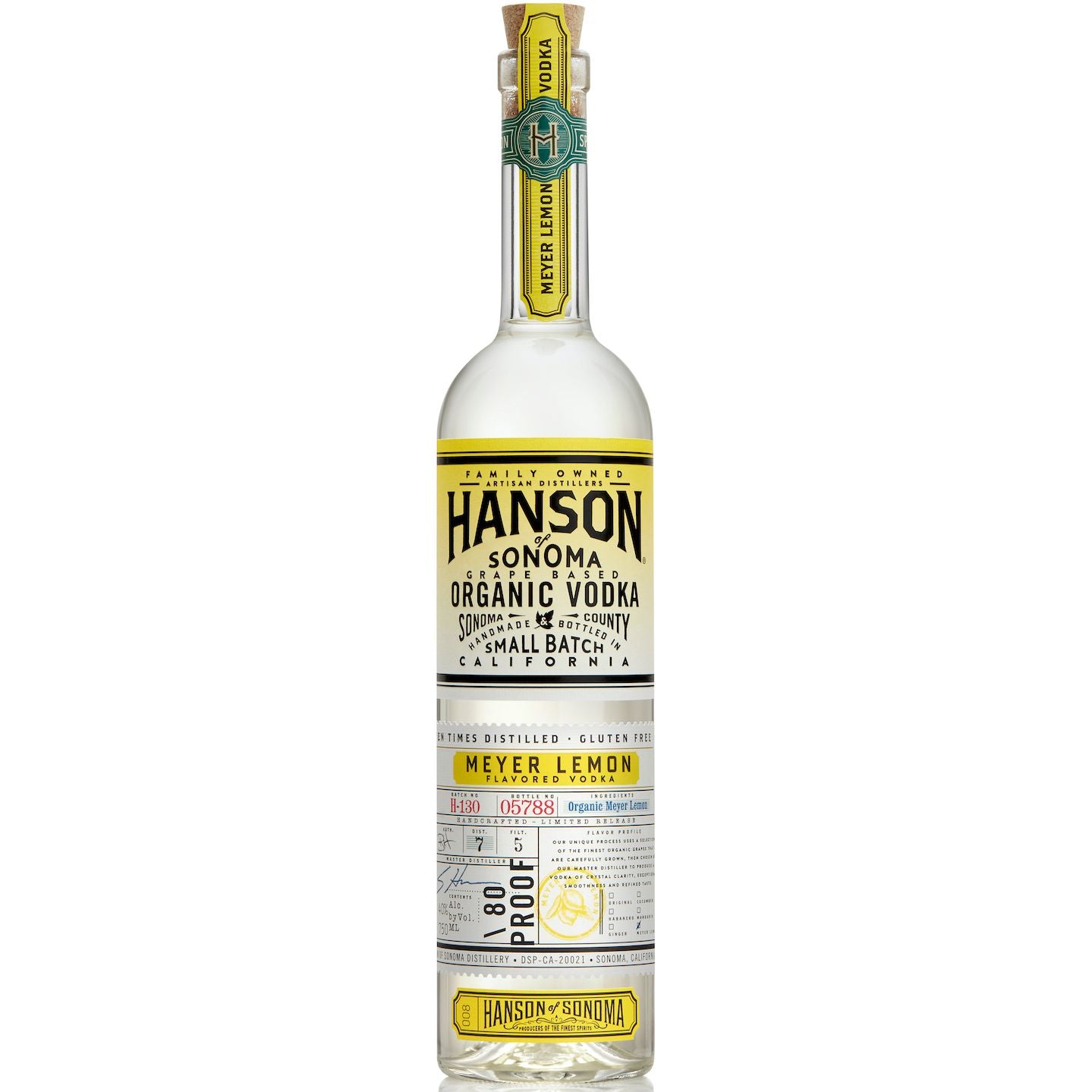 HANSON OF SONAMA MEYER LEMON 750ML MIAMI LIQUOR WINE STORE