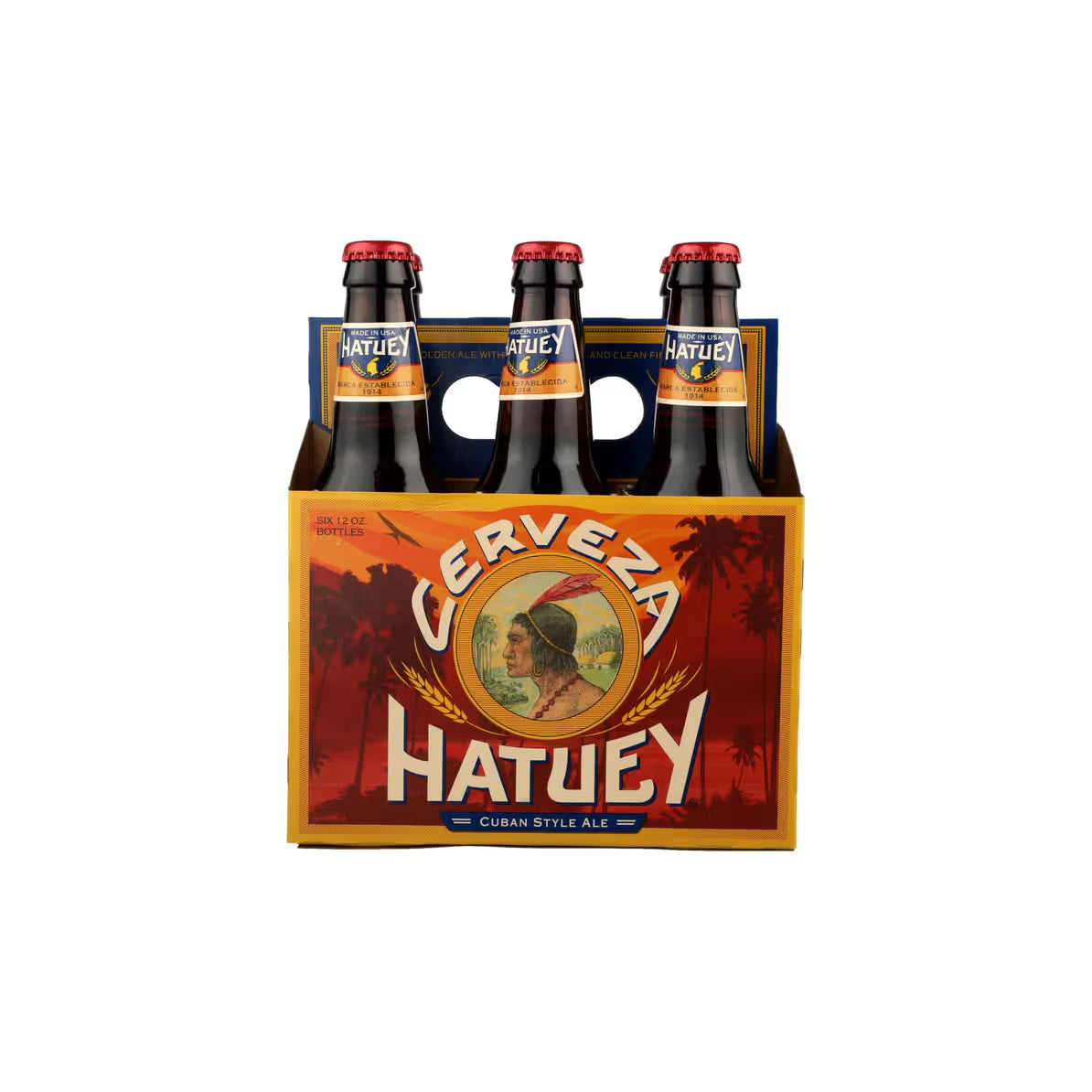 HATUEY CUBAN STYLE LAGER BOTTLE 6PK MIAMI LIQUOR WINE STORE