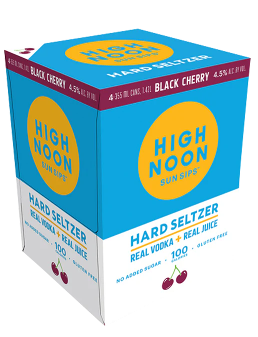HIGH NOON 4PK SUN SIP BLACK CHERRY MIAMI LIQUOR WINE STORE