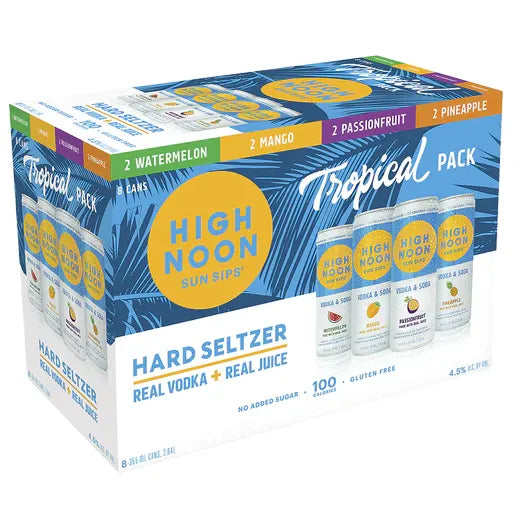 HIGH NOON 8PK TROPICAL VARIETY MIAMI LIQUOR WINE STORE